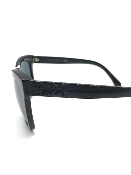 Chanel CC Logo Sunglasses Eyewear Black Case main image 7